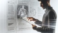 Czlowiek analizuje dokument