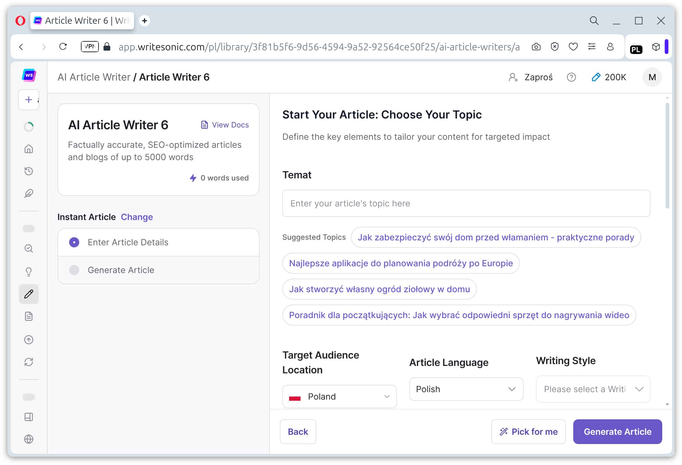 Article writer 6