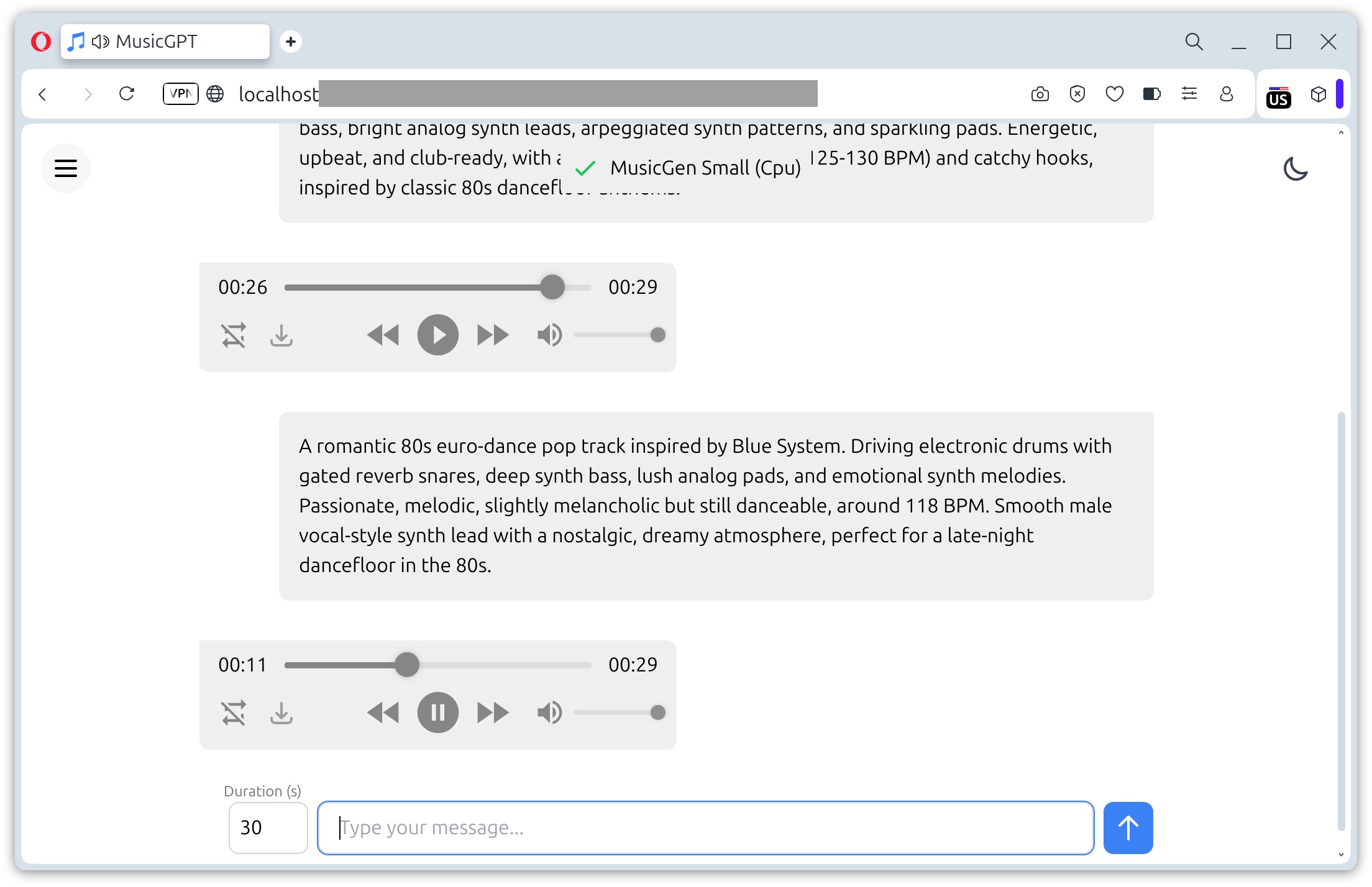 Musicgpt generowanie