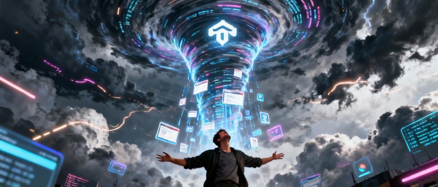 Bezradnosc w obliczu tornado