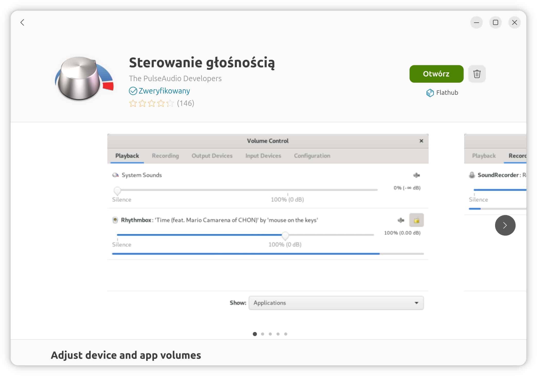 Sterowanie głośnością - doinstalowanie w Ubuntu