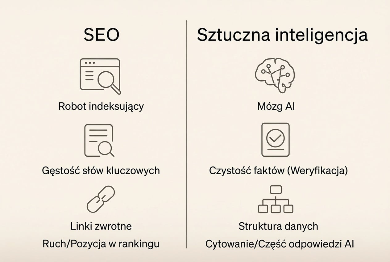 SEO AI rożnice