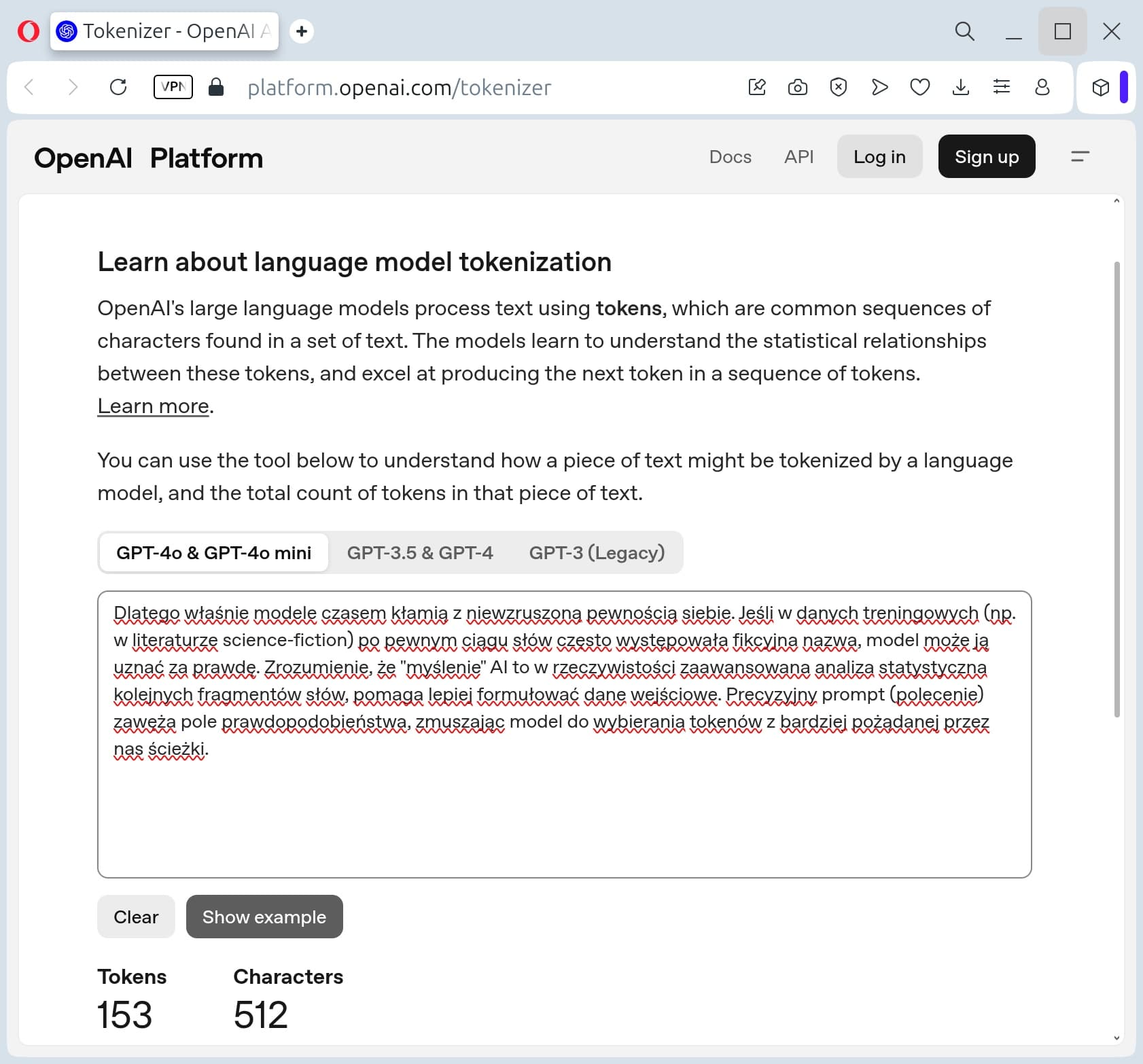 AI Tokenizer - kalkulator tokenów AI