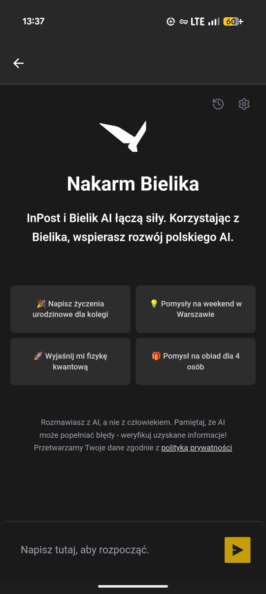 nakarm bielika