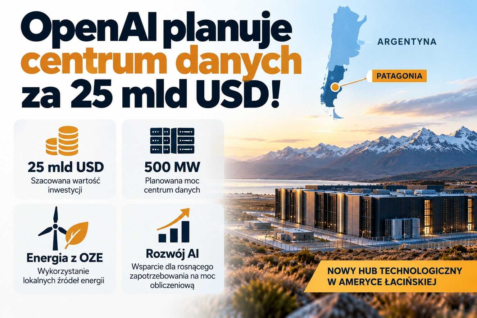 Nowy hub AI w Argentynie